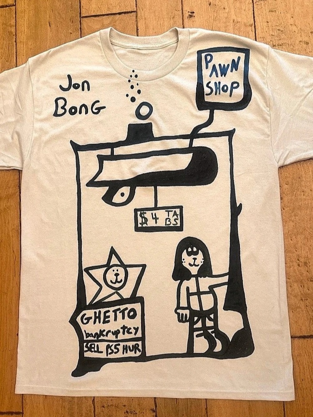 Rare Japan Surf T-shirt Size L Vintage 90s Surf Skate
